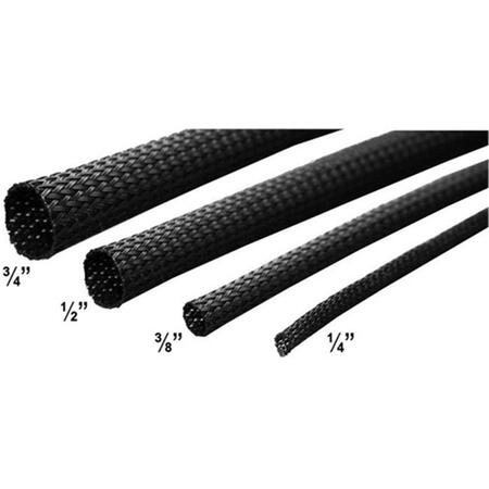 DOOMSDAY 100 ft. Spool of .25 in. Black Expandable Sleeving Tube DO142966
